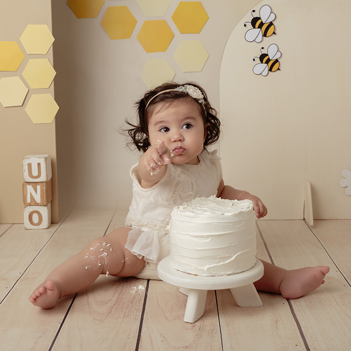 fotografía infantil Smash Cake